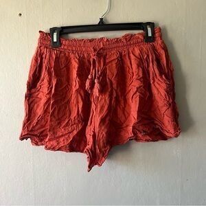 Live To Be Spoiled Boho Flowy Shorts Size XL
